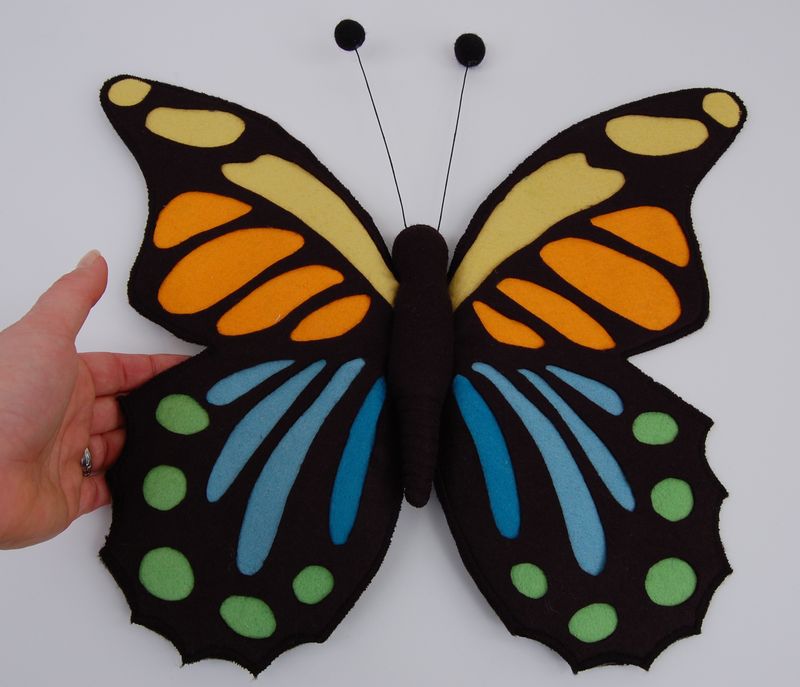 Felt butterfly
