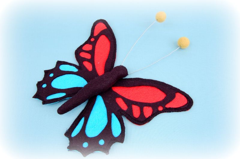 Felt butterfly