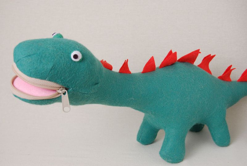 Plush dinosaur