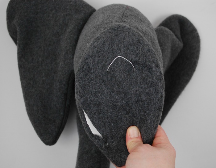 Wire hanger on taxidermy
