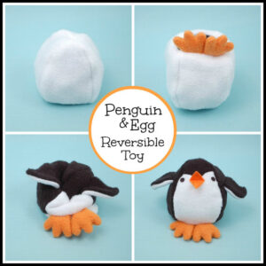 Penguin and Egg Reversible Toy