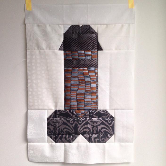 Dont Be a Dick quilt block