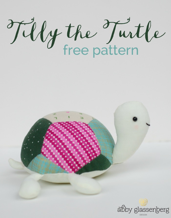 Free English Paper Piecing Pattern: Tilly the Turtle - whileshenaps.com