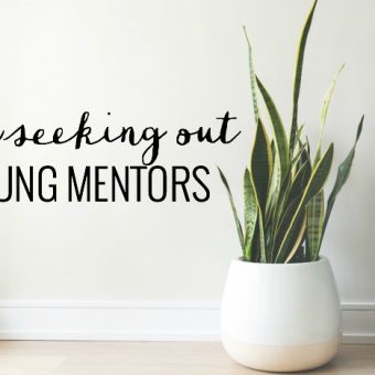 on seeking out young mentors