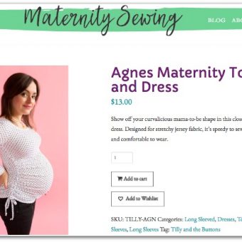 Agnes Maternity Top