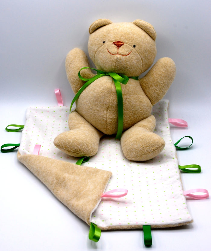 Baby Bear and Blankie Set Abby Glassenberg Design